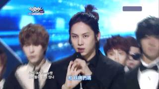 【HD繁中字】110805 Super Junior  Super Man Intro  Comeback Stage [upl. by Rodrigo295]