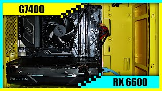 G7400  RX 6600 Gaming PC in 2022  Tested in 7 Games [upl. by Pack]