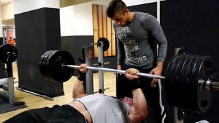 Bench Press 200kg 5x RAW [upl. by Niad]