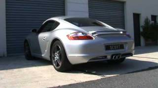 Porsche 987 Cayman sport exhaust  SCART [upl. by Dovev535]