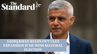 London mayor Sadiq Khan rules out expansion of Ulez if he stays in role after election [upl. by Sanfourd994]