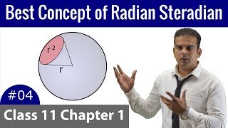 Supplementary Units  Radian And Steradian In Physics Hindi  Urdu  Physics Class 11 Chapter 1 [upl. by Aramen]