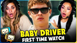 BABY DRIVER 2017 Movie Reaction  First Time Watch  Edgar Wright  Ansel Elgort  Jon Hamm [upl. by Leahcimaj66]