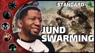 ⚫🔴🟢 JUND SWARMING Standard Crimson Vow MTG Arena BO1 Ranked [upl. by Gilead]