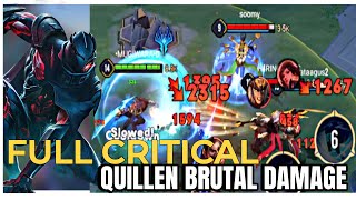 AOV  Quallen Best Item Full Critical Damage  From Top 1 Global Quillen [upl. by Elehcor87]