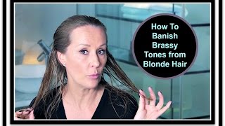 How To Banish Brassy Tones From Blondes [upl. by Azilanna]