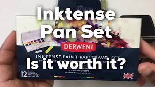 Derwent Inktense Paint Pan Travel Set 1 and 2 [upl. by Nyrroc]