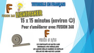 TUTO 315  TUTO FUSION 360  TUTORIEL NIVEAU INTERMEDIAIRE [upl. by Strephonn]