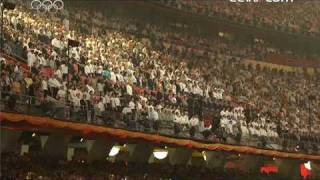 Flagraising ceremony in 2008 Beijing Olimpic Games [upl. by Aeneus]