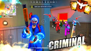 FREEFIRE🔥Blue Criminal Nxt Level 🤯 Solo vs Squad 😱 22 Kills Garena free fire  PK GAMERS freefire [upl. by Hauhsoj]