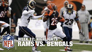 Rams vs Bengals  Week 12 Highlights  NFL [upl. by Airdua924]