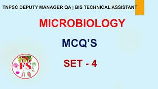 MICROBIOLOGY MCQS  TNPSC DEPUTY MANAGER QA  BIS TECHNICAL ASSISTANT  FOOD SCIENCE [upl. by Xed]