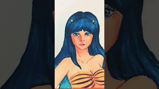 drawing dibujo anime manga fanartanime lumtheinvadergirl rumikotakahashi uruseiyatsura [upl. by Annahavas]