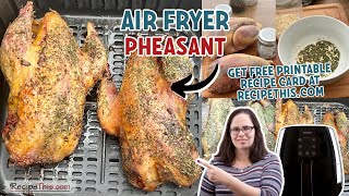 Air Fryer Pheasant Air Fryer Game [upl. by Mccartan496]