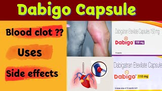 dabigatran etexilate capsule in hindi  dabigo 110 mg tablet hindi [upl. by Amice901]