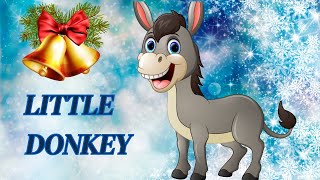 Little Donkey Christmas Song for kids K3 preschool kidssongs nurseryrhymes Christmas Carol [upl. by Rettuc]