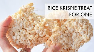 Single Serving Rice Krispie Treat  Two Secret Ingredients [upl. by Delia]