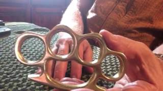 THE REAL BRASS KNUCKLES review [upl. by Naida]