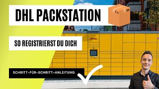 Registrierung bei DHL Packstation 📦  So meldest du dich schnell amp einfach an  Tutorial  ✔️ [upl. by Arait]