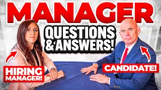 TOP 10 MANAGER INTERVIEW QUESTIONS amp ANSWERS How to PASS a Management Interview [upl. by Granger]