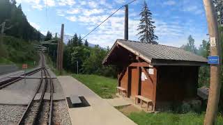 Tramway Du Mont Blanc Le Fayet Saint Gervais de Bain [upl. by Netloc]