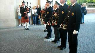 Bag piper at Menin Gate Ypres Belgium [upl. by Uriia]