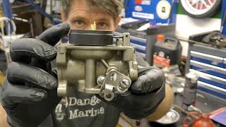 Johnson  Evinrude carburettor service [upl. by Jasmina]