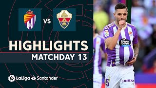 Resumen de Real Valladolid vs Elche CF 21 [upl. by Ajiak]