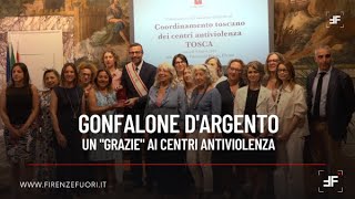 Gonfalone dArgento  Un quotgraziequot ai centri antiviolenza [upl. by Adnerak234]