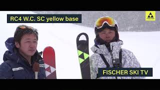 FISCHER SKI TV 1819 quotRC4 WORLDCUP SC YELLOW BASEquot TEST amp IMPRESSION [upl. by Domingo]