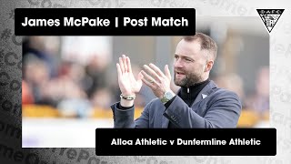 Alloa Athletic  06052023  James McPake [upl. by Dnalyr497]