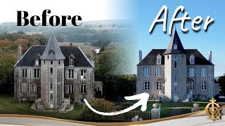 Amazing 4 Year Transformation  TOUR Our Renovated French Château HOME [upl. by Ignazio]