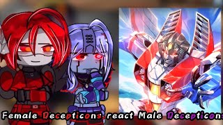 Female Decepticons React To Male Decepticons Idea transfomers83craft26  Part 1  🇧🇷🇺🇲🇪🇦🇷🇺 [upl. by Aratal]