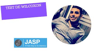 Test de Wilcoxon  JASP [upl. by Atnamas]