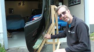 MG F How to make a Hard top stand for a MGF MG TF MGB sports car [upl. by Anua534]