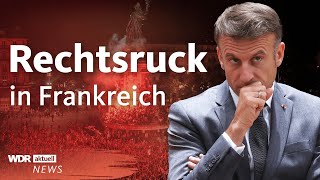 Wahlen in Frankreich Schock für Macron  WDR aktuell [upl. by Akenit]