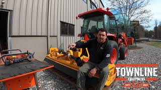 Implement Set Up Process Alamo Flail Mower SHD96 [upl. by Holna]