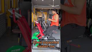 Chest supported seated row back workout fitness manasilaayo gymshark [upl. by Tram617]