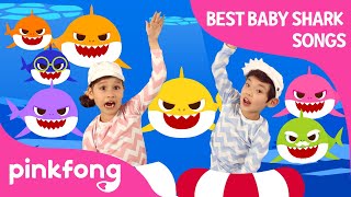 Baby Shark Dance and more  Compilation  Baby Shark Swims to the TOP  Pinkfong Songs for Children [upl. by Lekkim]