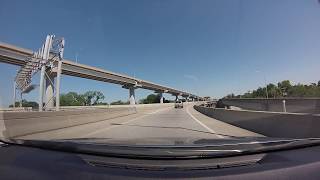 Gopro driving video  Arthur Ravenel jr bridge from Mt Pleasant over to Charleston SC amp I26 N [upl. by Chantal220]