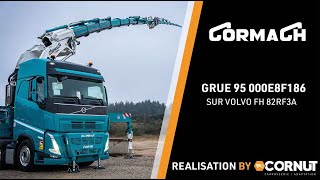 CHEZ CORNUT  GRUE DE MANUTENTION CORMACH 95 000E8F186 AVEC PLATEAU NU SUR MESURE [upl. by Lewiss]