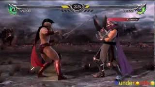 Soul Calibur 5  Shredder vs Leonidas [upl. by Gnni]