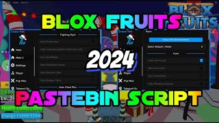 BLOX FRUITS SCRIPT  BLOX FRUITS SCRIPT PASTEBIN NO KEY  BLOX FRUITS SCRIPT PC  AUTO FARM [upl. by Terese]