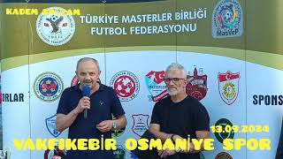 Vakfıkebir Spor osmaniyespor müsabakası Vakfıkebir esnaf ve sanatkarlar odası başkanı Kadem sağlam [upl. by Lathan]