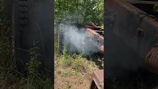 Cummins L10 idling with lots of smoke Why [upl. by Asillem]