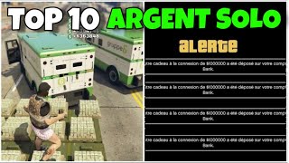 TOP 10 ASTUCE ARGENT SUR GTA 5 ONLINE [upl. by Rayford]