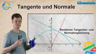 Tangente und Normale  Oberstufe ★ Übung 1 [upl. by Atilek]