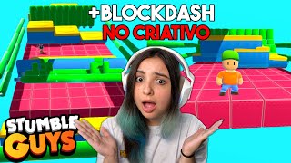 TESTEI MAIS CÓPIAS de MAPAS do STUMBLE GUYS e BLOCKDASH LENDARIO no MODO CRIATIVO DESCOBRI BURLAS [upl. by Ylrevaw]