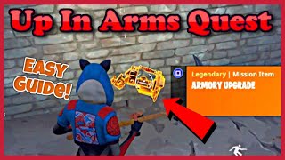 Collect 7 Machine Parts  Up In Arms Main Quest Fortnite Save The World [upl. by Parette]