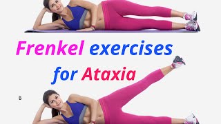 Frenkel Exercises for Ataxia Patients  Physiotherapy  Dr Najid [upl. by Solraced]